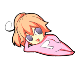 Kigurumi P-chan sticker #103086