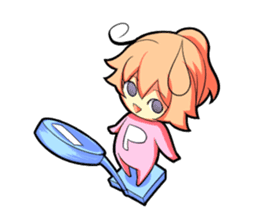 Kigurumi P-chan sticker #103088