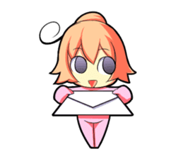 Kigurumi P-chan sticker #103096