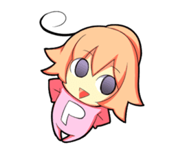 Kigurumi P-chan sticker #103103