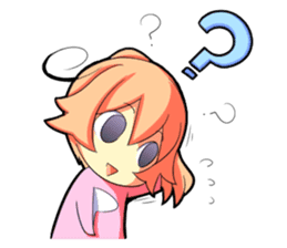 Kigurumi P-chan sticker #103106