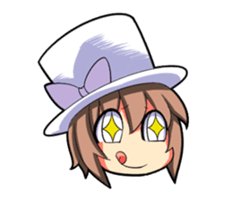 Kigurumi P-chan sticker #103109