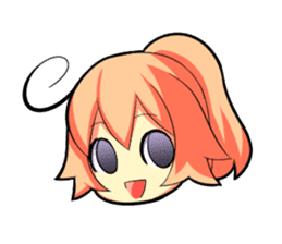 Kigurumi P-chan sticker #103110