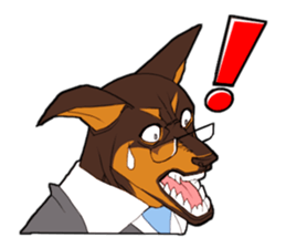 CAT & DOBERMAN sticker #103151