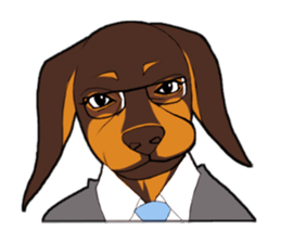 CAT & DOBERMAN sticker #103152