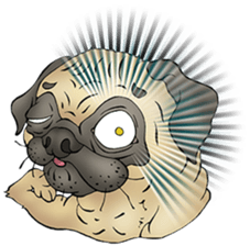 The Humen of Pug sticker #103277
