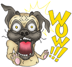 The Humen of Pug sticker #103279