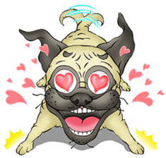 The Humen of Pug sticker #103282