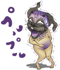 The Humen of Pug sticker #103285