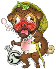 The Humen of Pug sticker #103289