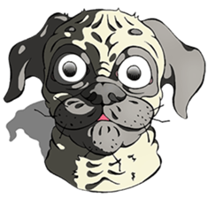 The Humen of Pug sticker #103293