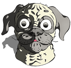 The Humen of Pug sticker #103293