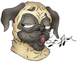 The Humen of Pug sticker #103295