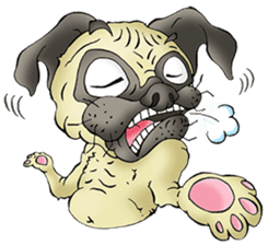 The Humen of Pug sticker #103296