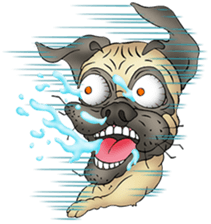 The Humen of Pug sticker #103305