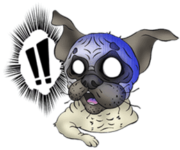 The Humen of Pug sticker #103306