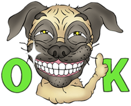 The Humen of Pug sticker #103308