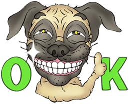 The Humen of Pug sticker #103308