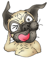 The Humen of Pug sticker #103312
