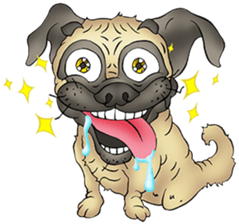 The Humen of Pug sticker #103313
