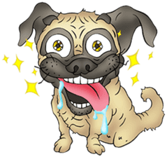 The Humen of Pug sticker #103313