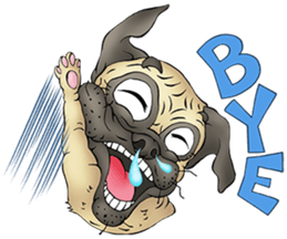 The Humen of Pug sticker #103314