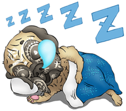 The Humen of Pug sticker #103315