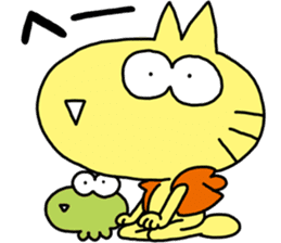 Cat and Frog and Me sticker #103424