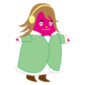 Daily life of a small stylish monster sticker #103560