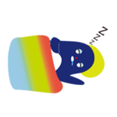 Daily life of a small stylish monster sticker #103568