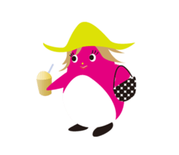 Daily life of a small stylish monster sticker #103571