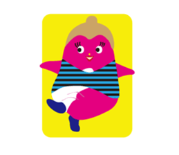 Daily life of a small stylish monster sticker #103577