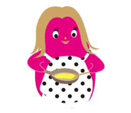 Daily life of a small stylish monster sticker #103586