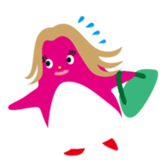 Daily life of a small stylish monster sticker #103588