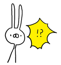 Rabbit life sticker #103638