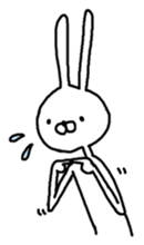 Rabbit life sticker #103640