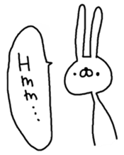 Rabbit life sticker #103641