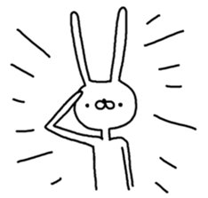 Rabbit life sticker #103644
