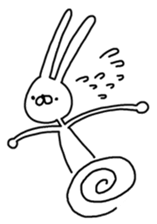 Rabbit life sticker #103646