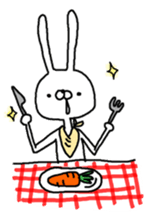 Rabbit life sticker #103648