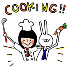 Rabbit life sticker #103658