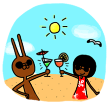 Rabbit life sticker #103661