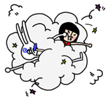 Rabbit life sticker #103663