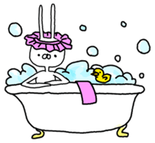 Rabbit life sticker #103669