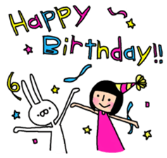 Rabbit life sticker #103672