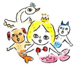 Mermaid and Friends sticker #104036
