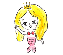 Mermaid and Friends sticker #104037