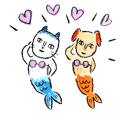 Mermaid and Friends sticker #104039