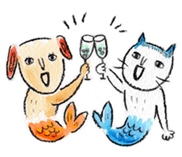 Mermaid and Friends sticker #104051