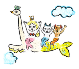 Mermaid and Friends sticker #104074